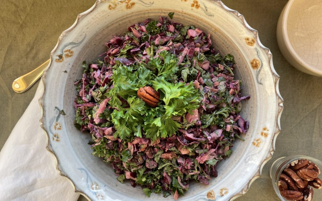 Salade de chou rouge & persil